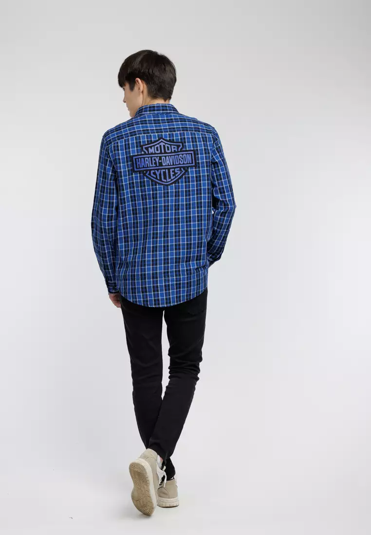 Harley-Davidson Bar & Shield LS Plaid Shirt