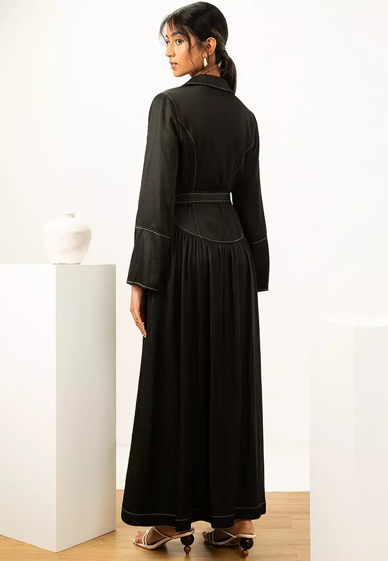 Rita Buttoned Denim Dress