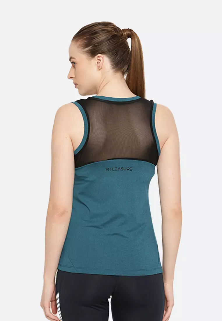 Teal Breathable Training/Running Tank Top
