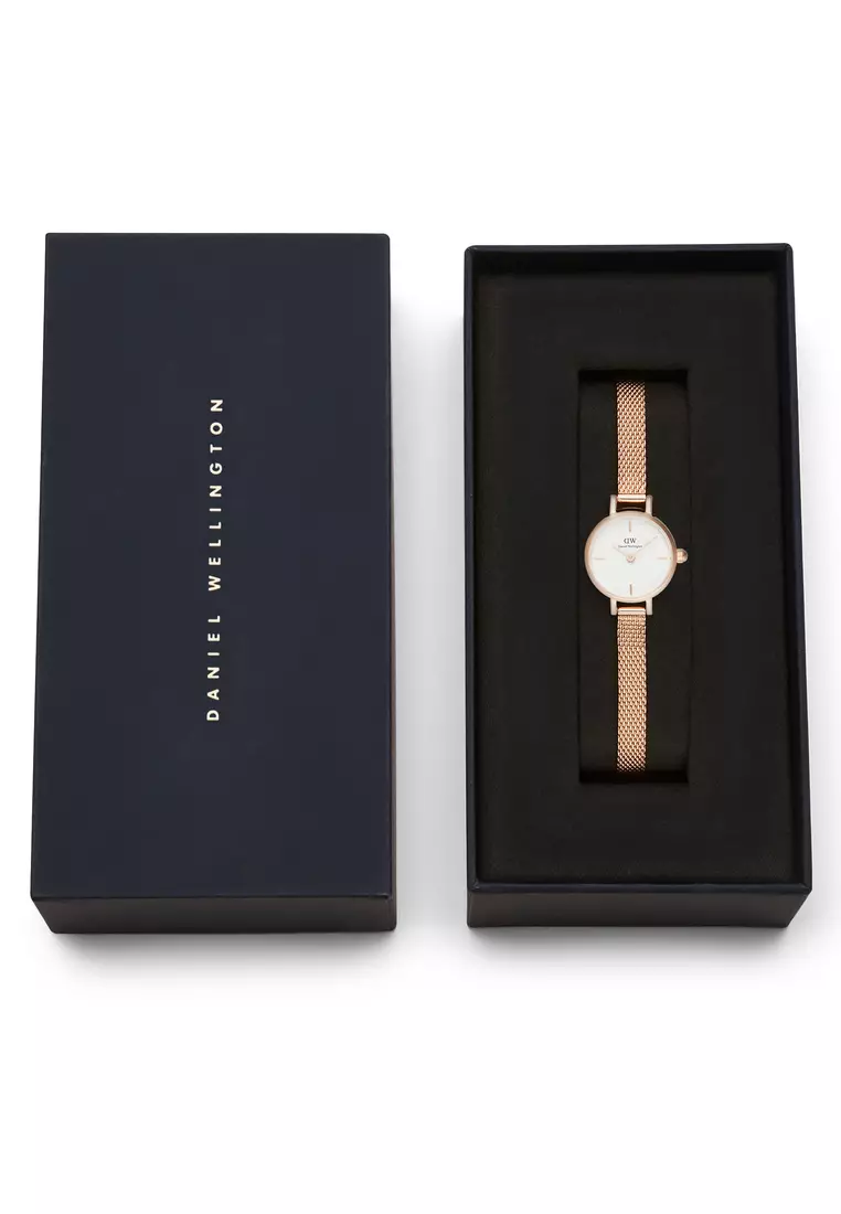 Petite Mini 19mm Melrose Rose Gold White - Women Watch stainless steel watch DW Official Authentic Original jam tanggan perempuan DW jam tangan