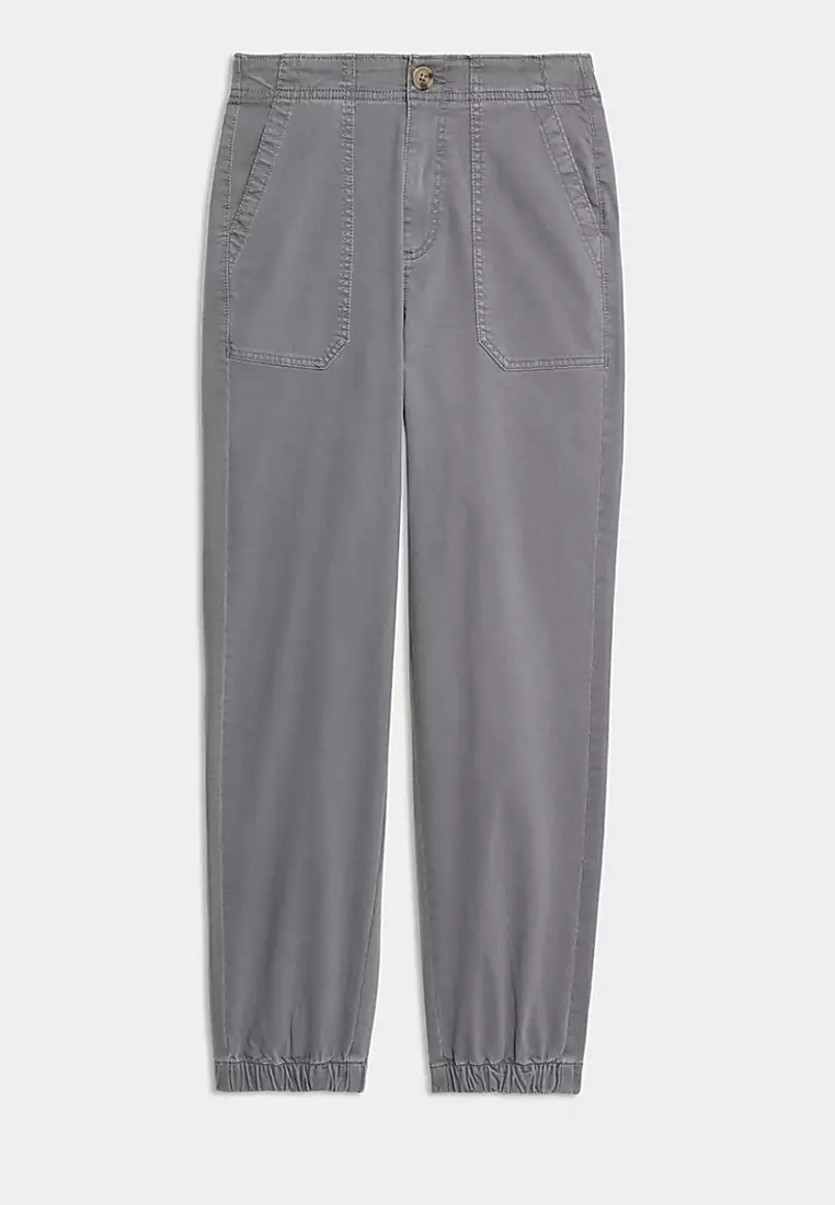 Cotton Blend Slim Fit Joggers