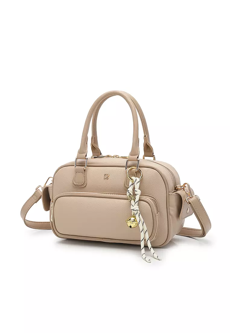 Women's Top Handle Bag / Sling Bag / Crossbody Bag / Shoulder Bag - Beige