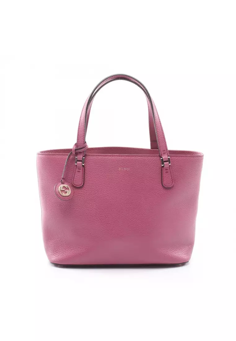 Buy Gucci Pre-Loved Gucci Interlocking G Handbag tote bag leather