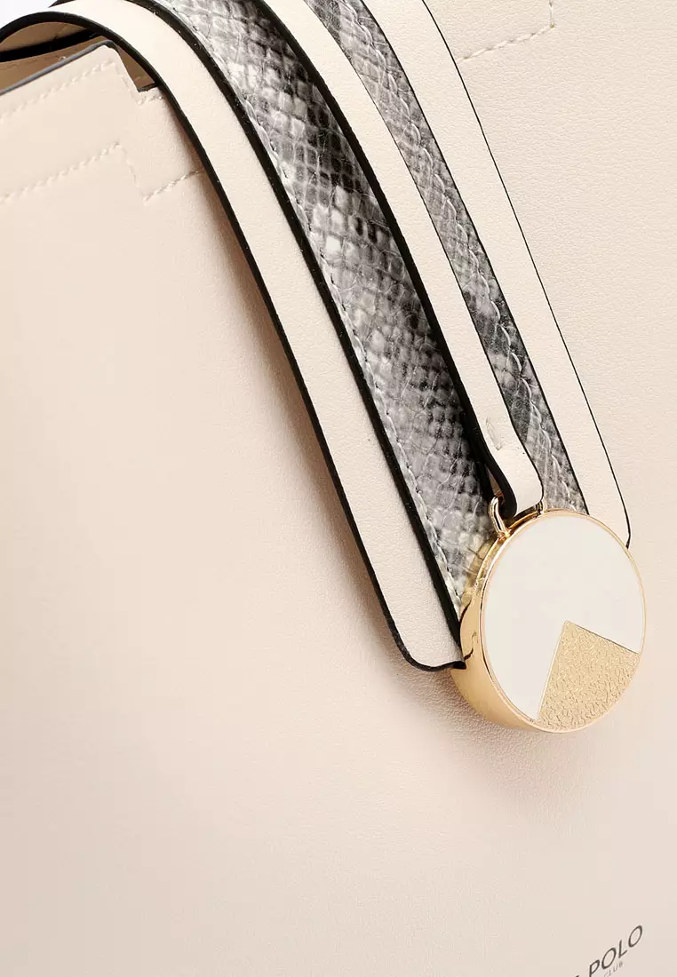 Top Handle Bag / Sling Bag / Crossbody Bag - White
