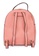 Unisa pink Faux Leather Backpack With Front Zip A2B58ACB318E71GS_3