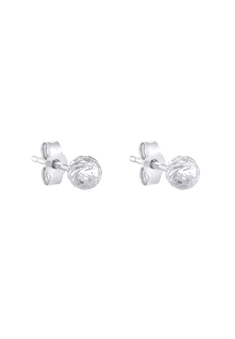 HABIB 375/9K White Gold Earrings (Tatinia) BSC4-DCBE0004MM-V-3W