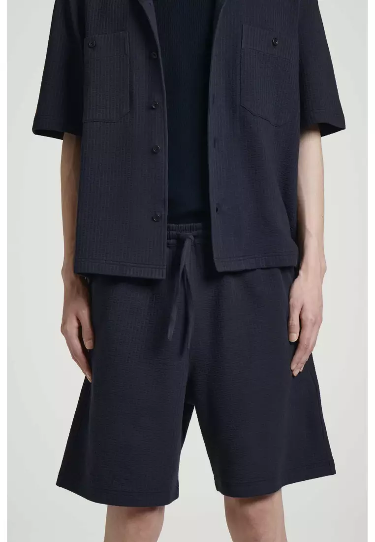SEERSUCKER DRAWSTRING SHORTS