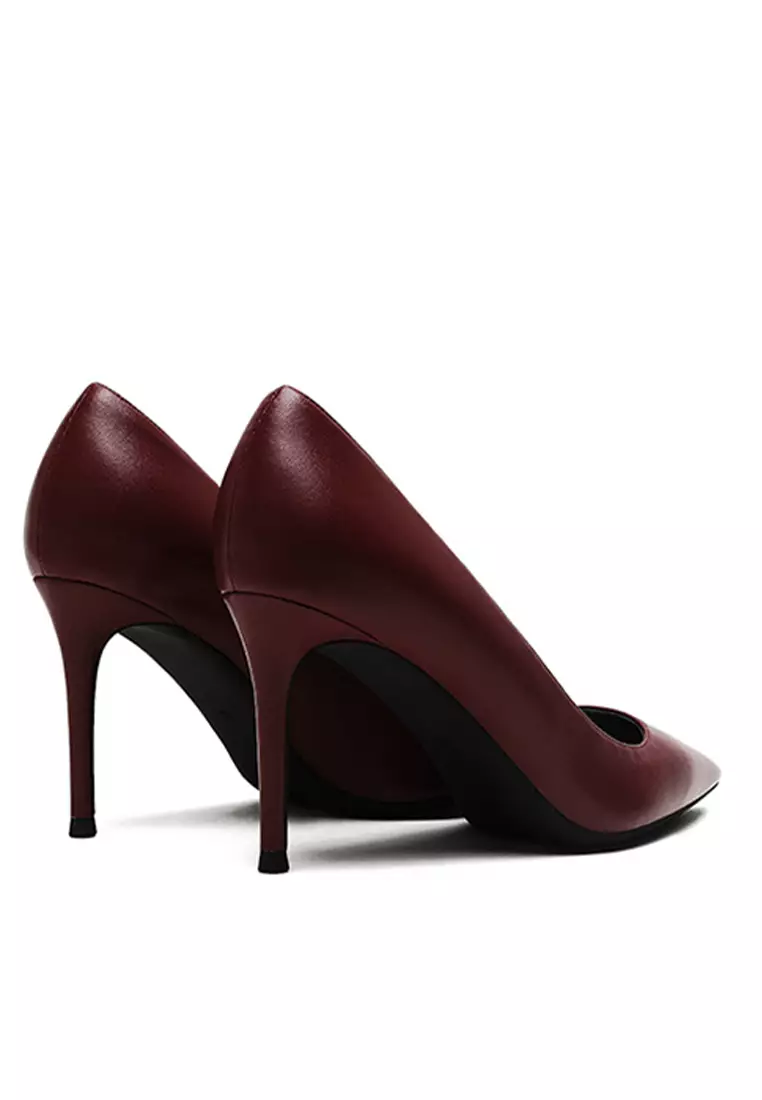 8CM Uniform Pointed High Heel Shoes HZL181