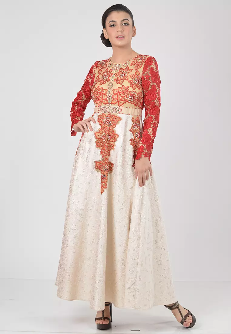 Bibiq Gamis Jacquard Brokat