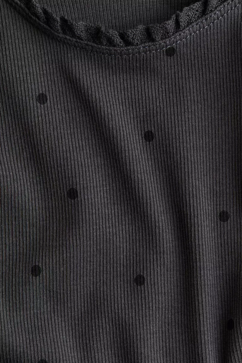 Lace-trimmed vest top