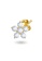 Aquae Jewels yellow Earrings Fairy Flower, 18K Gold and Diamonds - Yellow Gold,Lobe Earring,Pair 4C27CAC1A0C593GS_2