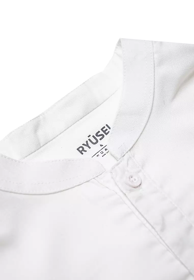 Ryusei Shirt Kids Nakayama White