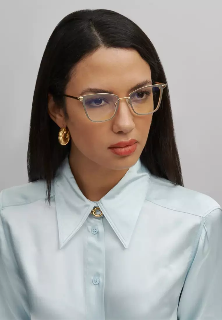 Windsor (OP623-Ash) Luxury Anti-Radiation/Computer Eyeglasses from London for Women