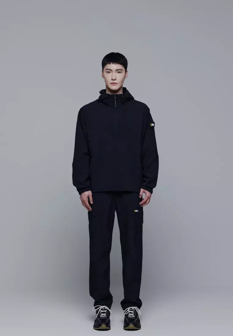 Unisex ADELIE Lightweight Woven Stretch Long Sleeve Anorak Jacket