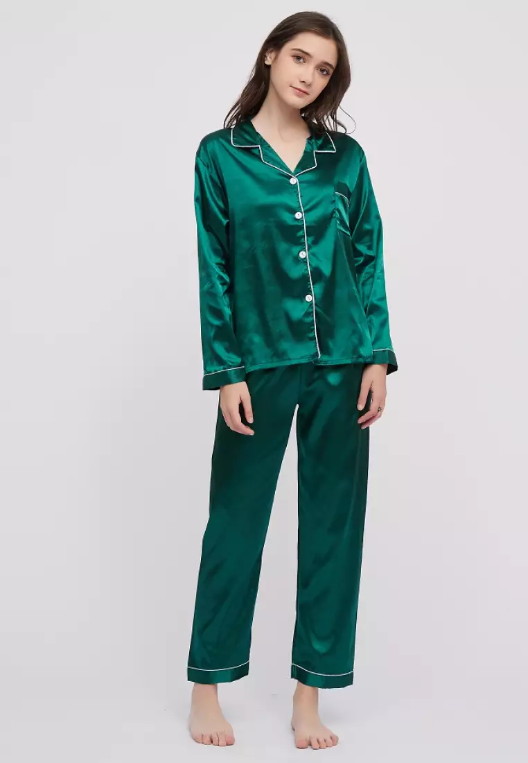 Sleepwear silk pajama outlet