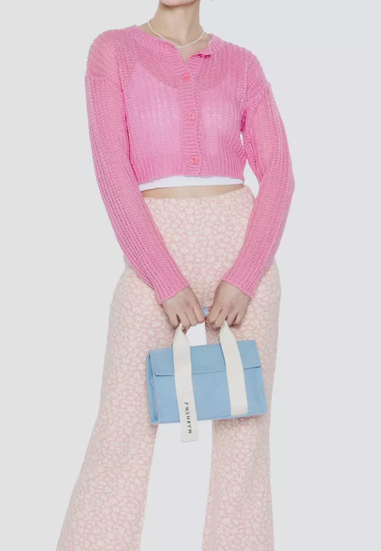 ROY NANO Canvas Crossbody Bag Sky Blue