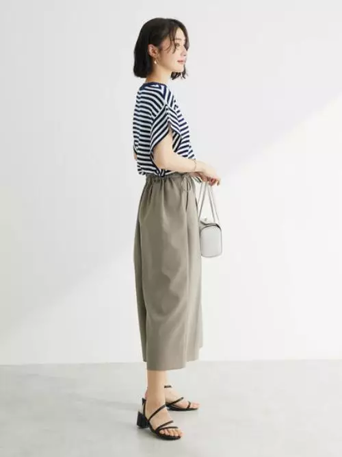 Green Parks - Haneuri Gaucho Pants Dark Beige