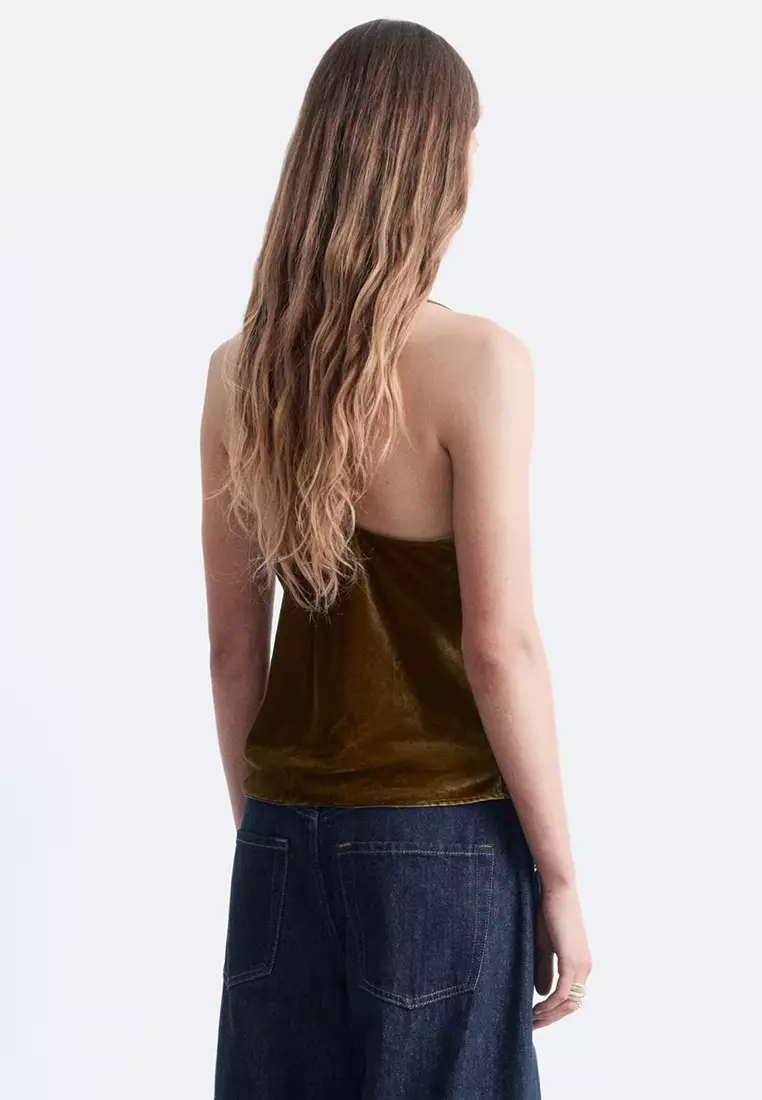 Strappy Velvet Top
