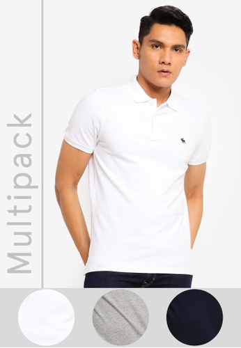 Buy Abercrombie & Fitch Multipack Polo Shirt 2022 Online | ZALORA ...