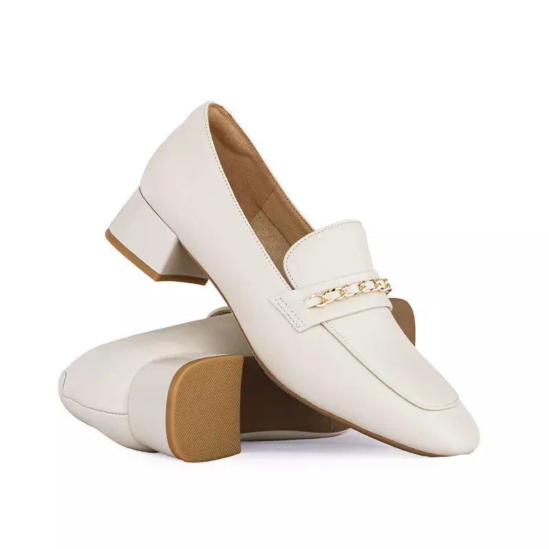 Sepatu Casual Formal Wanita Gino Mariani Clea Off White