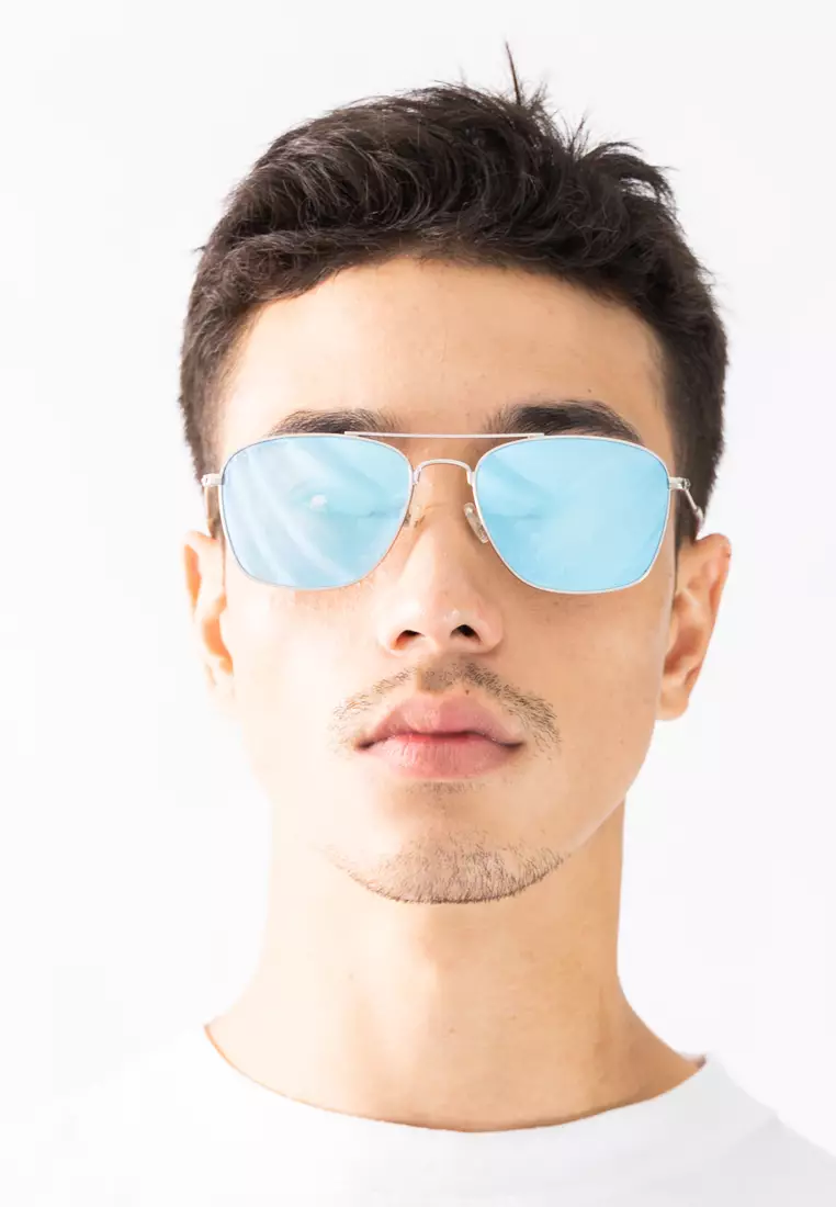 Buy POLICE Aviator Sunglasses Blue For Men Online @ Best Prices in