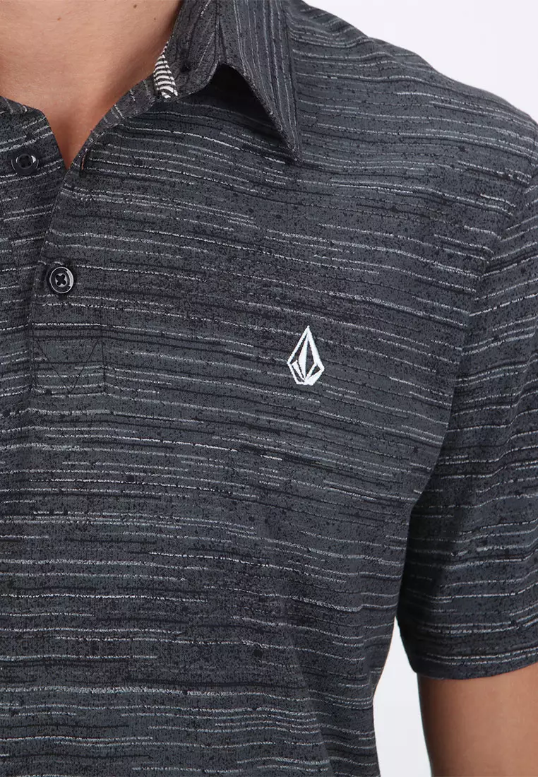 MPL WARP FACTOR SHORT SLEEVE POLO BLACK