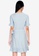 ZALORA BASICS blue Short Sleeve Frill Hem Mini Dress 095E3AAB3F4907GS_2