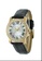 EGLANTINE 金色 EGLANTINE® Emily 女士鍍金鋼石英手錶，黑色皮革錶帶上鑲有水晶 13874AC1A0EB40GS_1
