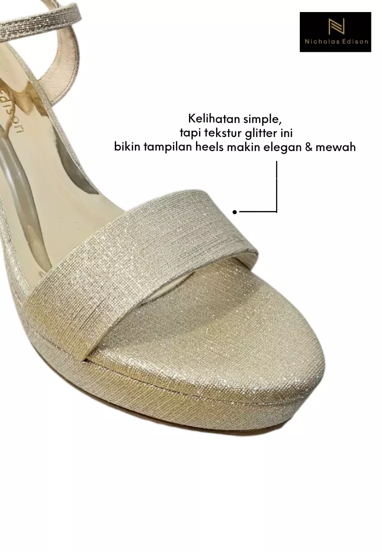 Heels Teresa Light Gold
