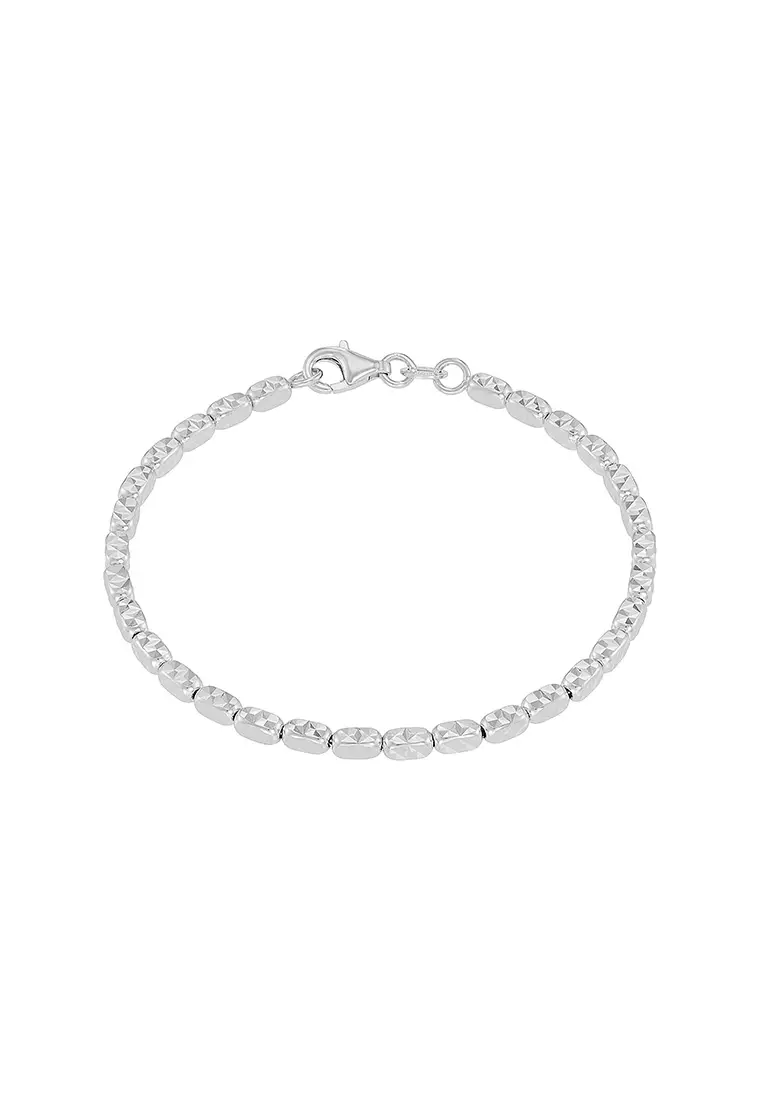 HABIB Oro Italia 916 White Gold Bracelet GW54070825(W) (22K Gold)