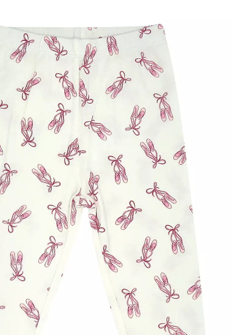 Toddler Girls Basic Ballet All-Over Print Leggings