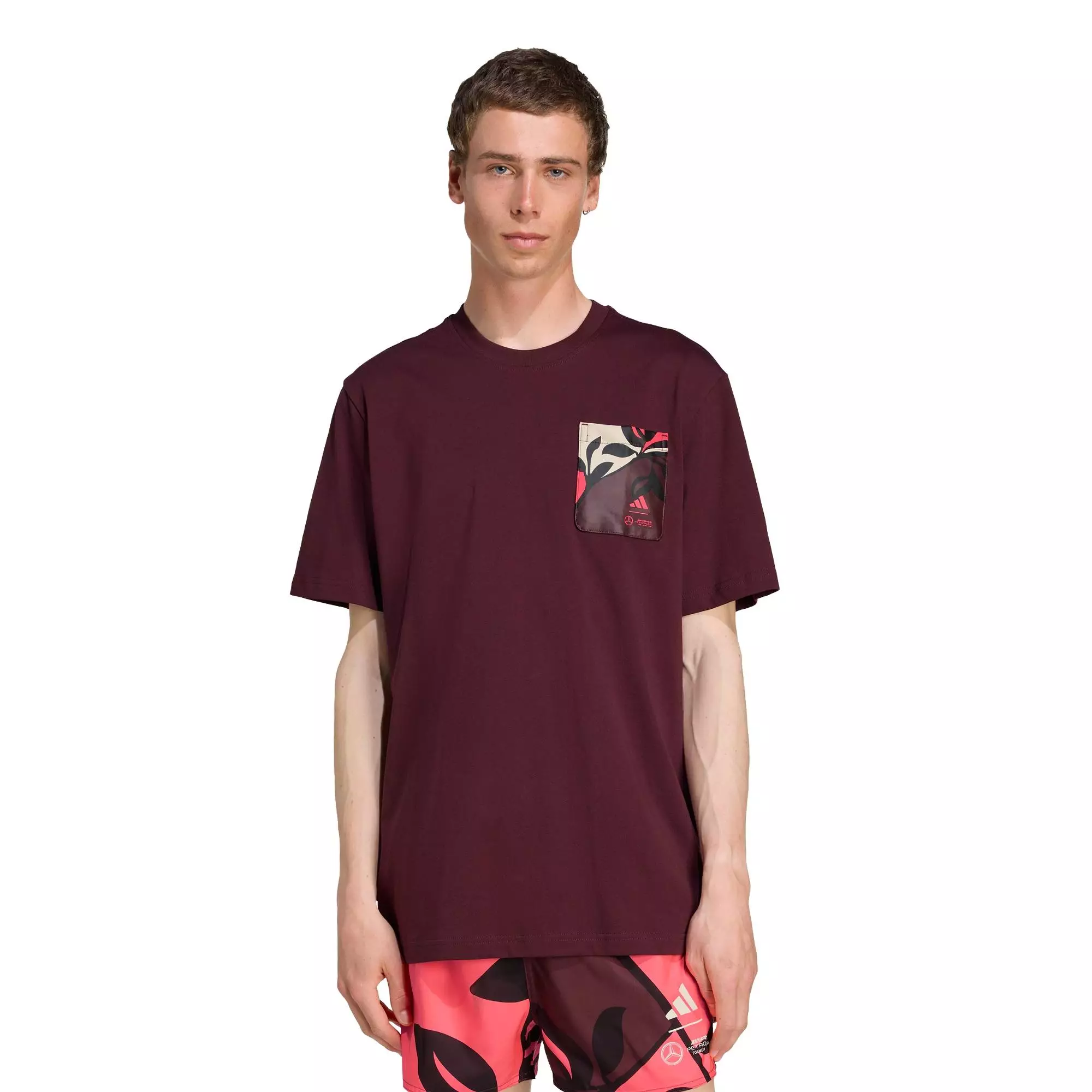 Motorsport Mercedes - AMG Petronas Formula One Team Summer Tee Men Burgundy JW3363