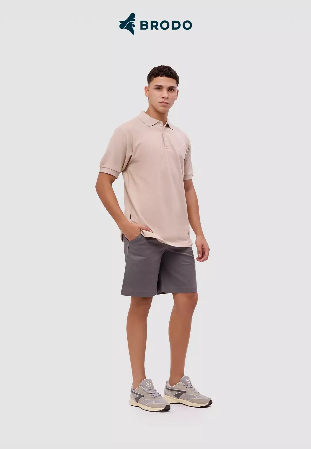BRODO - Broshirt Polo Khaki