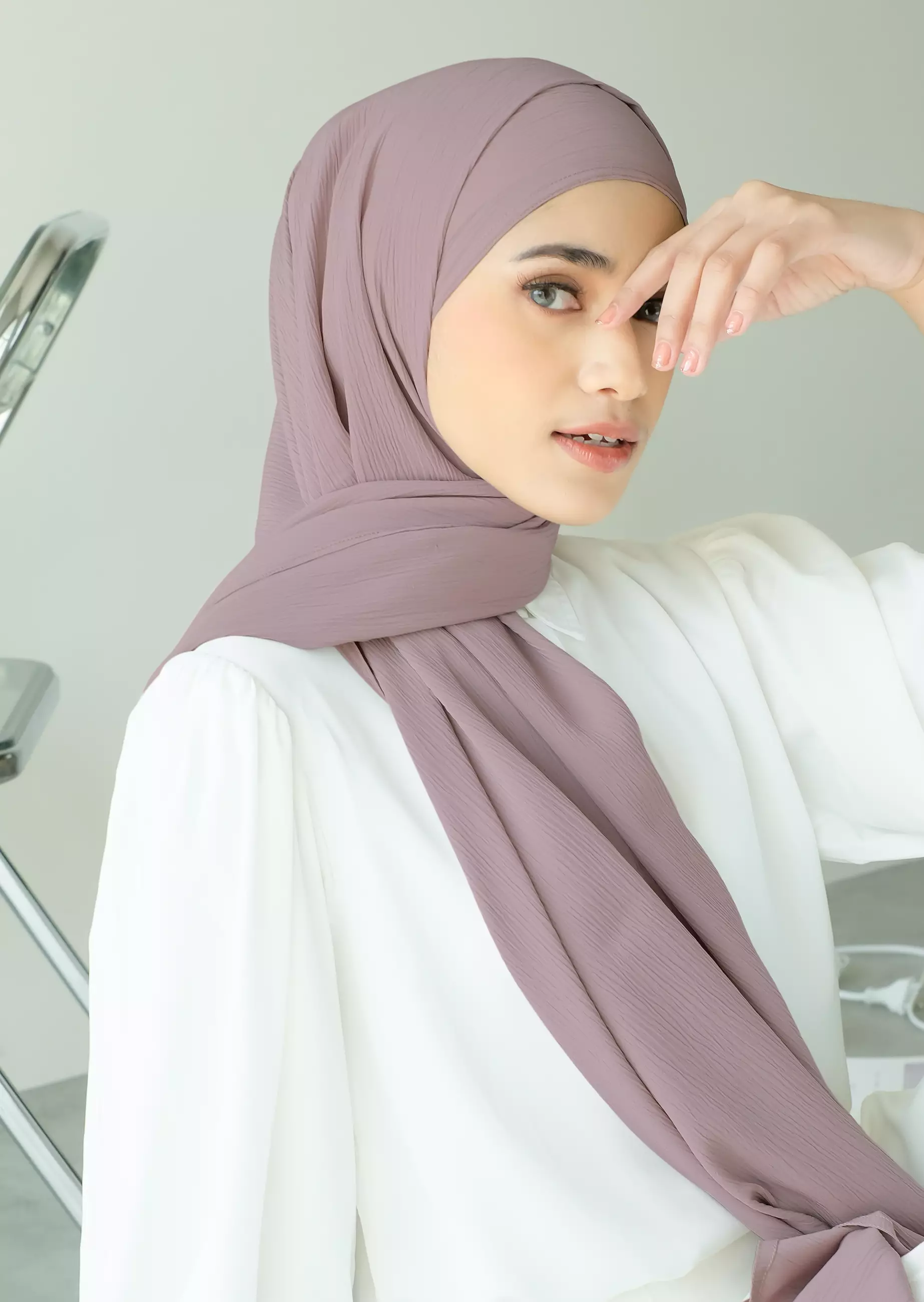 Sheera Shawl Dusty Purple