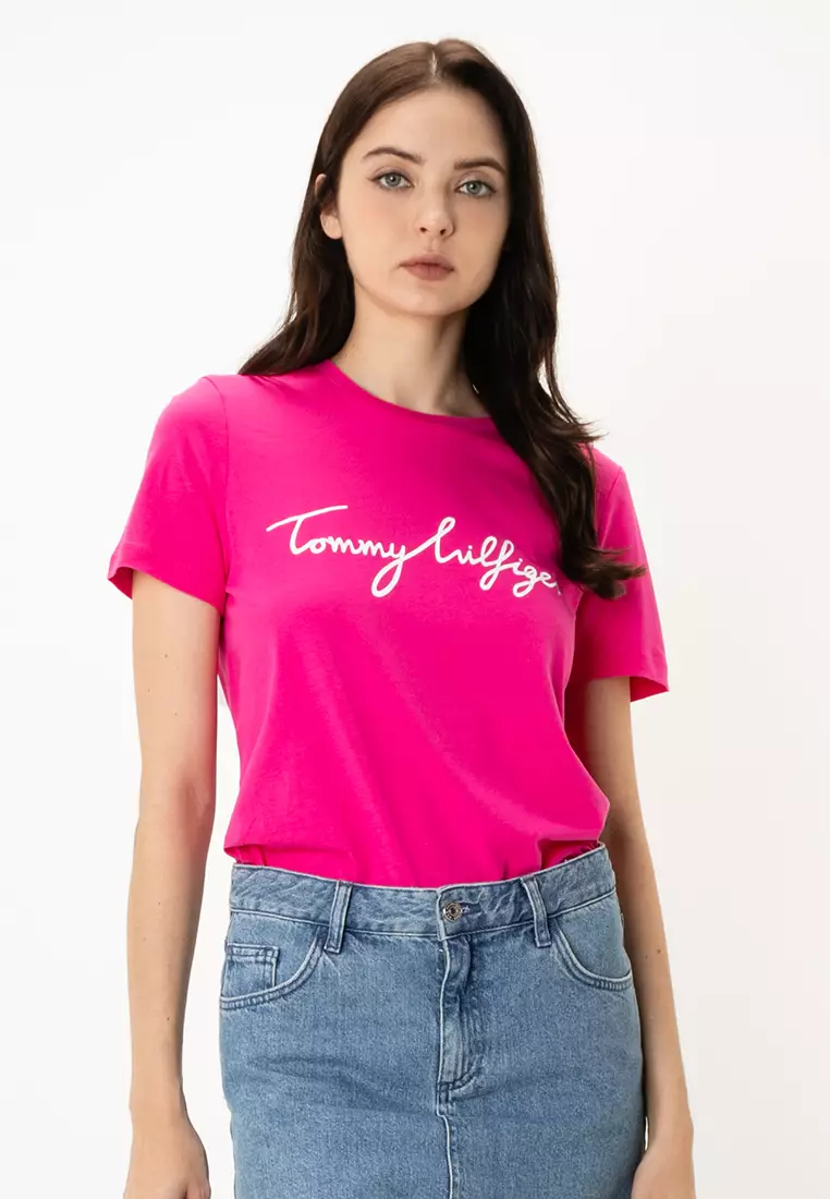 Tee shirt tommy signature store