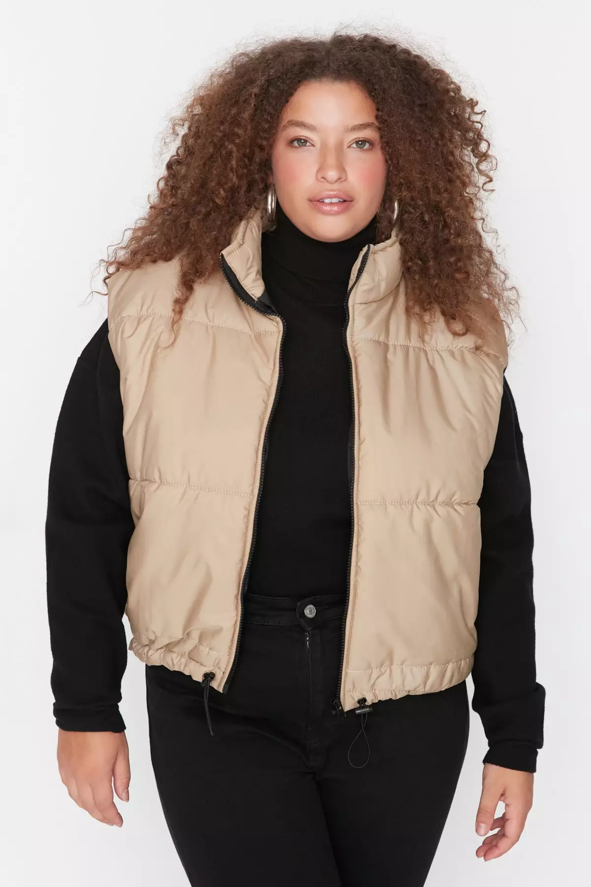 Puffer vest women's new arrivals plus size