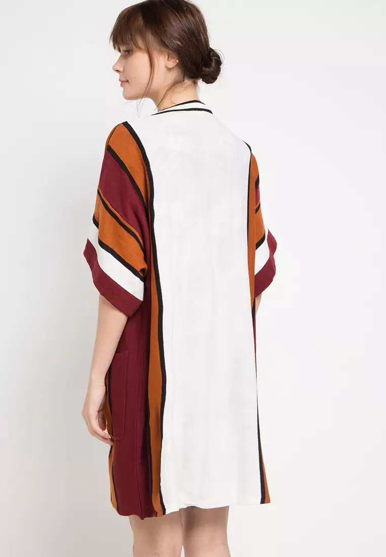 Vertical Stripe Cardigan