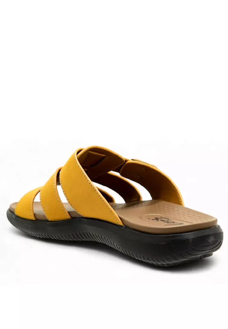 Men Slip On Faux Leather Classic Casual Sandals - 250141255