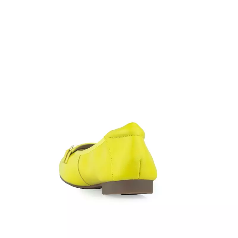 Sepatu Ballet Flats Wanita Gino Mariani Graziana Light Yellow