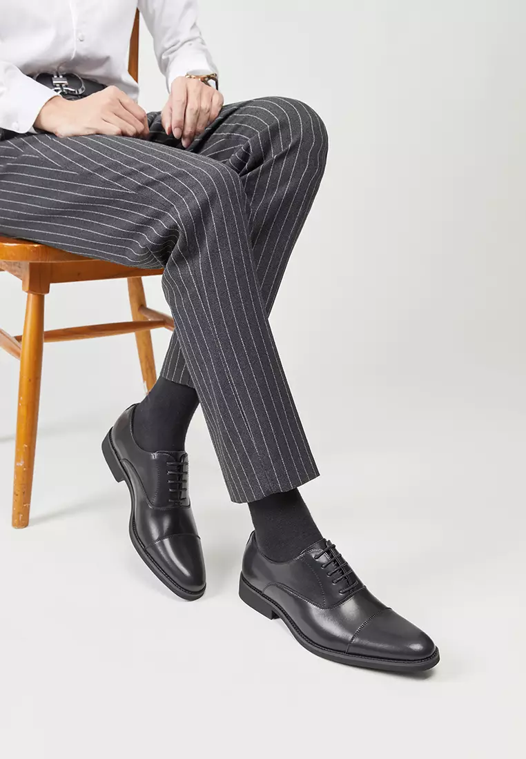 Leather Cap Toe Business Shoes KB3183-18