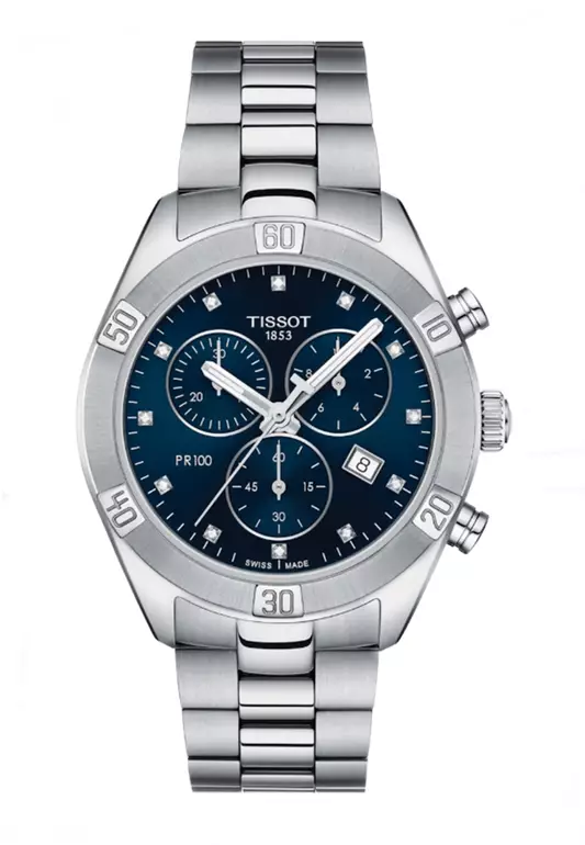 PR 100 Sport Chic Chronograpgn Swiss Quartz Women Watch (TT-T1019171104600)