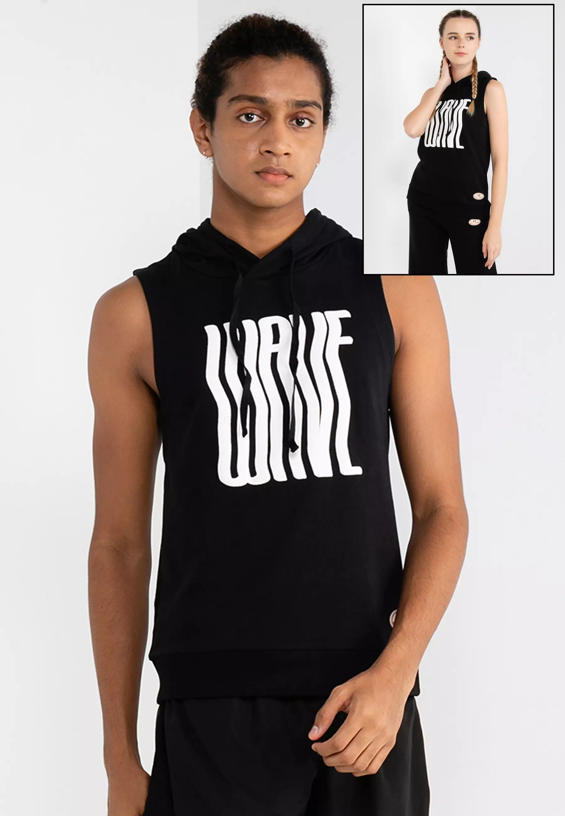 Buy Milliot Stay Wavy Sleeveless Hoodie Online | ZALORA Malaysia