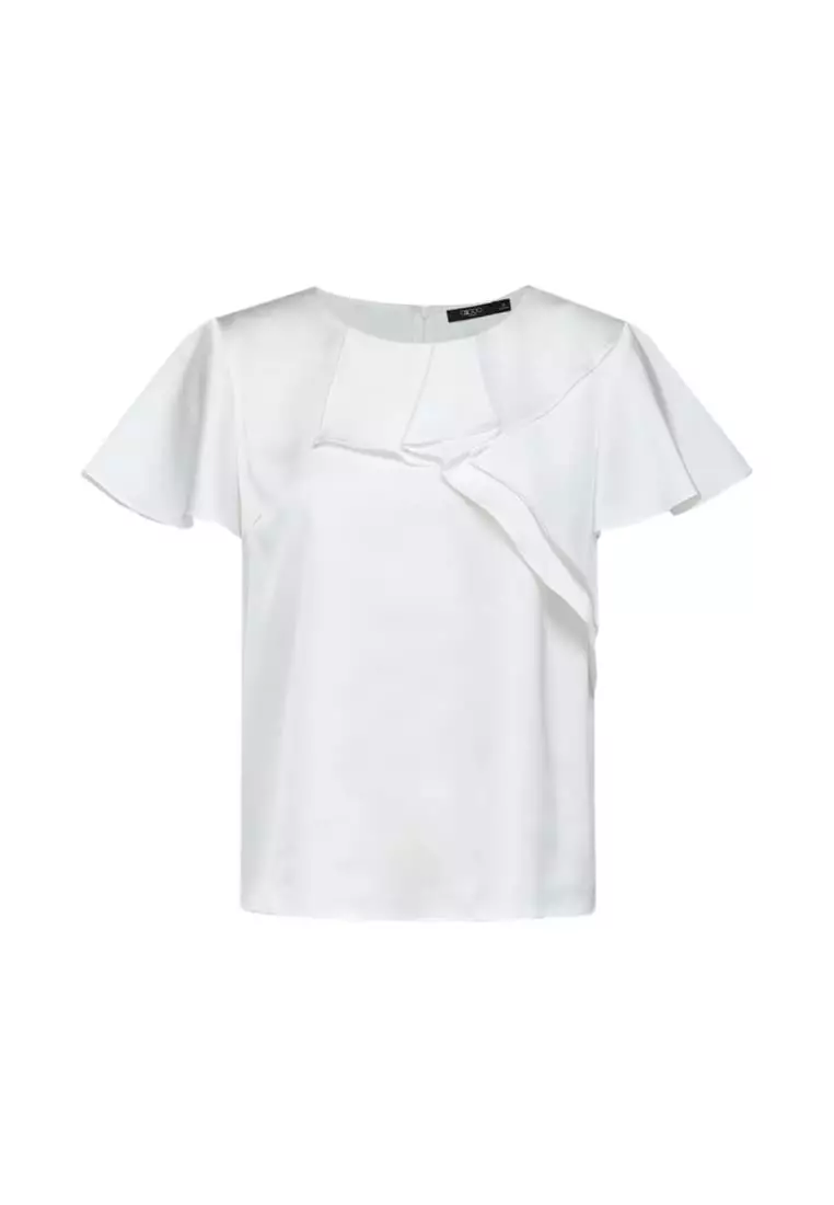 Airflow Layered Asymmetrical Blouse