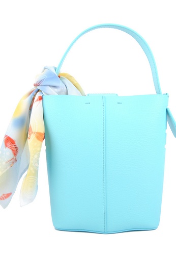 RO Bags blue RO Terranova Felucca Mini Top Handle Bucket Bag in Aqua/Mint A7AEEACB508C36GS_1
