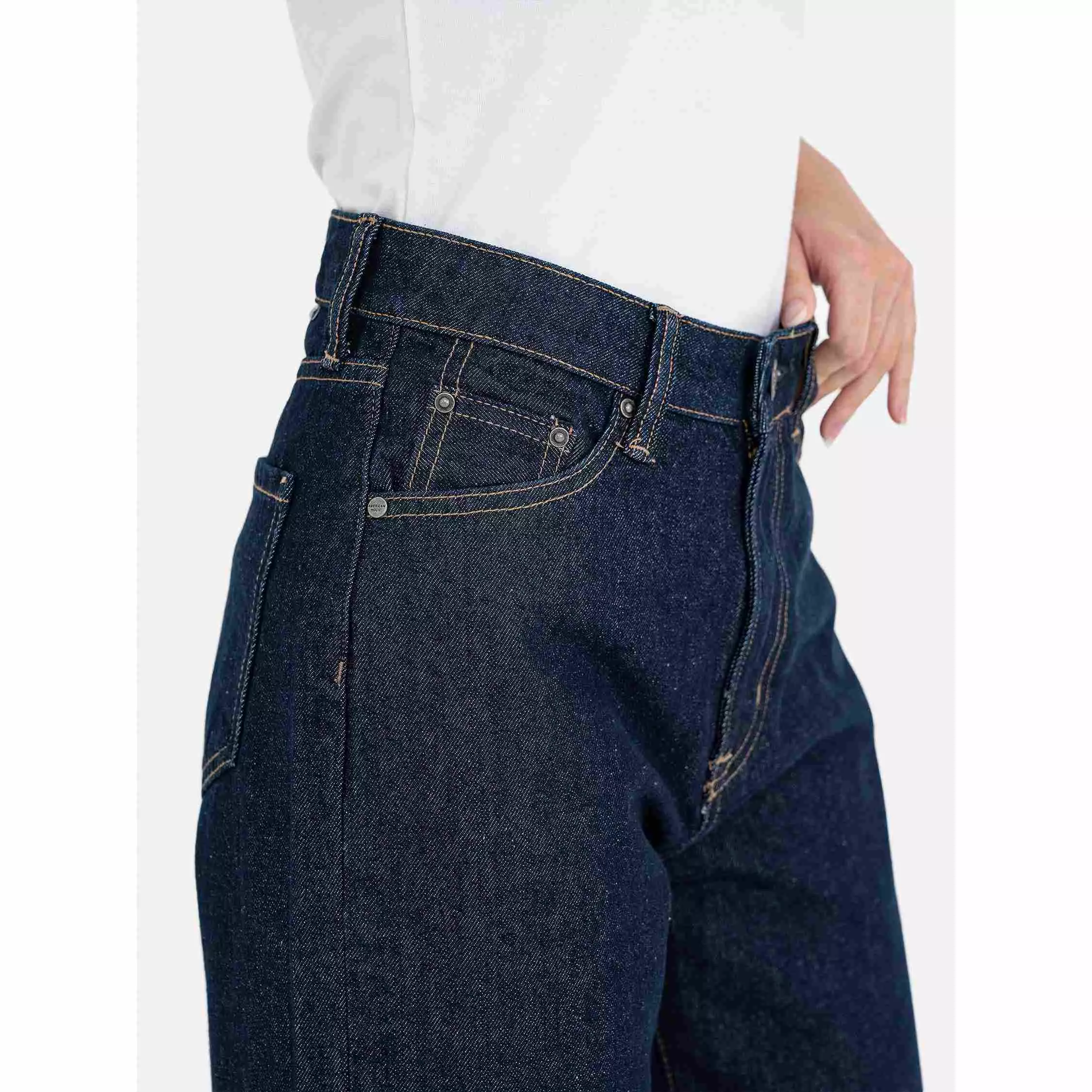 American Holic - Hakusan Straight Denim Pants