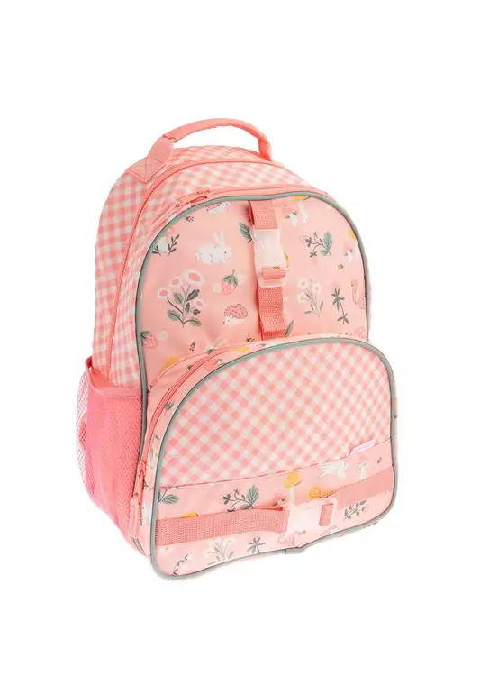 Stephen Joseph All Over Print Backpack Strawberry Field