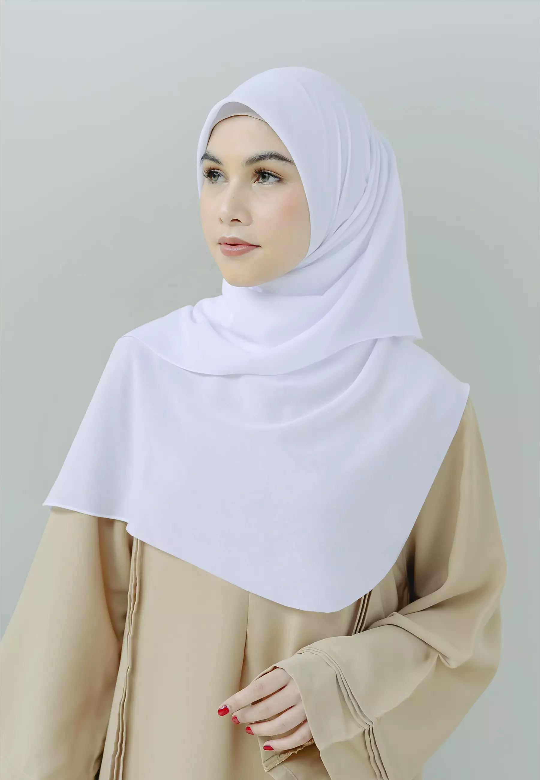 Detaa Oval Syari White