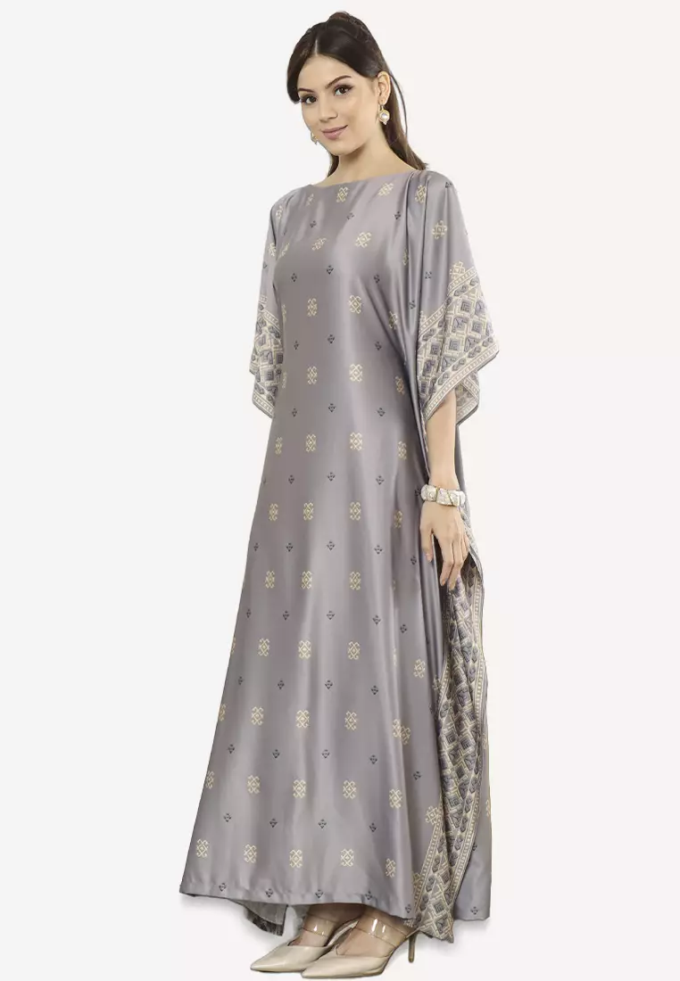 Kanzi Exclusive Short Sleeve Songket Kaftan