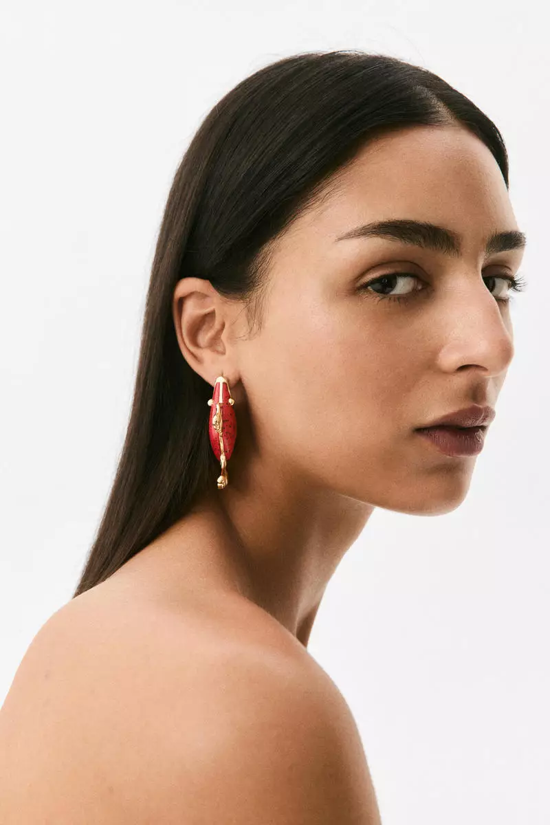 Fish-shaped earrings