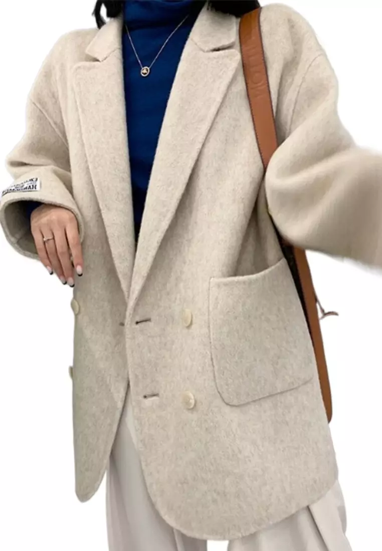 2025 Korean Style Loose-fitting Wool Short Jacket CA25102441BE